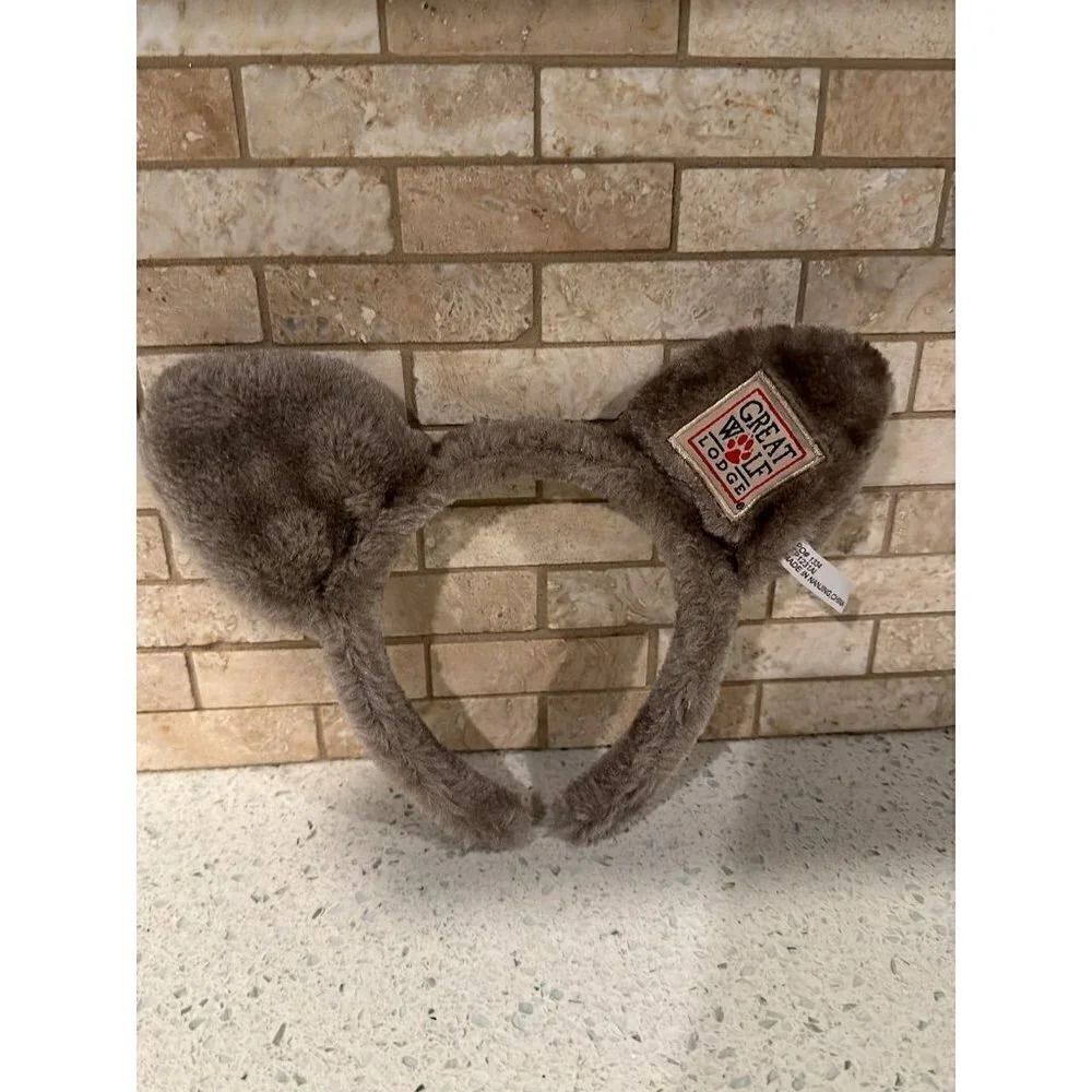 Great‎ Wolf Lodge Headband Ears Brown   Ears